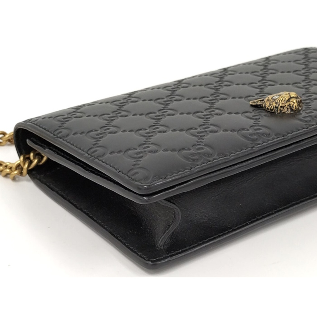 GUCCI - GUCCI チェーンウォレット チェーンショルダーバッグ GUCCI - GUCCI チェーンウォレット チェーンショルダーバッグ