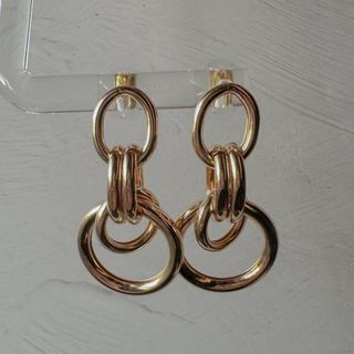 トゥデイフル(TODAYFUL)のMany hoop pierce gold No.1167(ピアス)