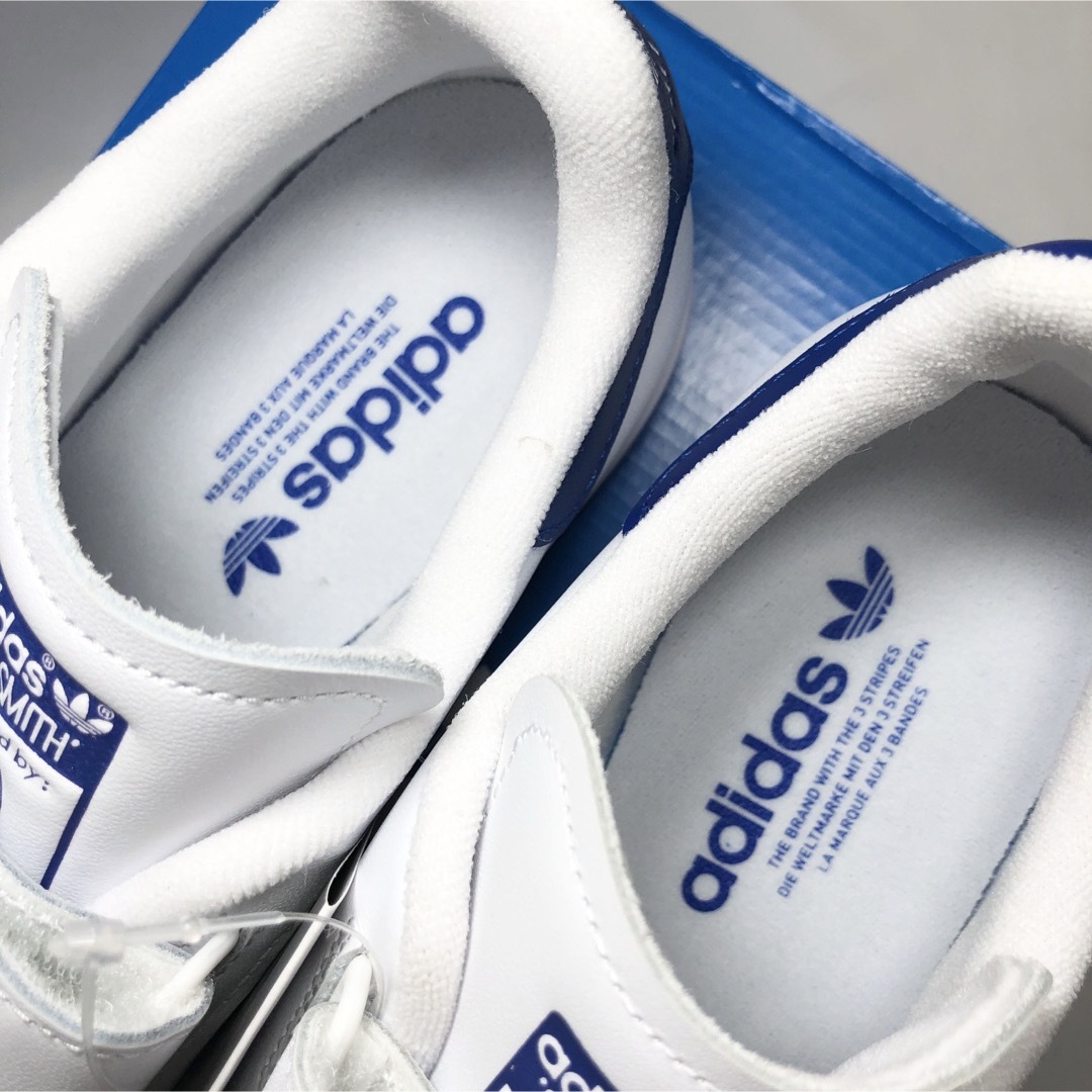 adidas(アディダス)の【新品】アディダス スタンスミス スニーカー ベルクロ ブルー 白 27.0 メンズの靴/シューズ(スニーカー)の商品写真
