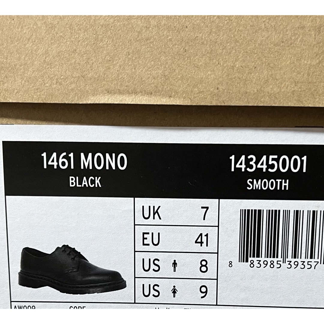 Dr.Martens(ドクターマーチン)の新品◉ドクターマーチン MONO ブラック 1461 3ホールギブソン 26.0 メンズの靴/シューズ(ドレス/ビジネス)の商品写真