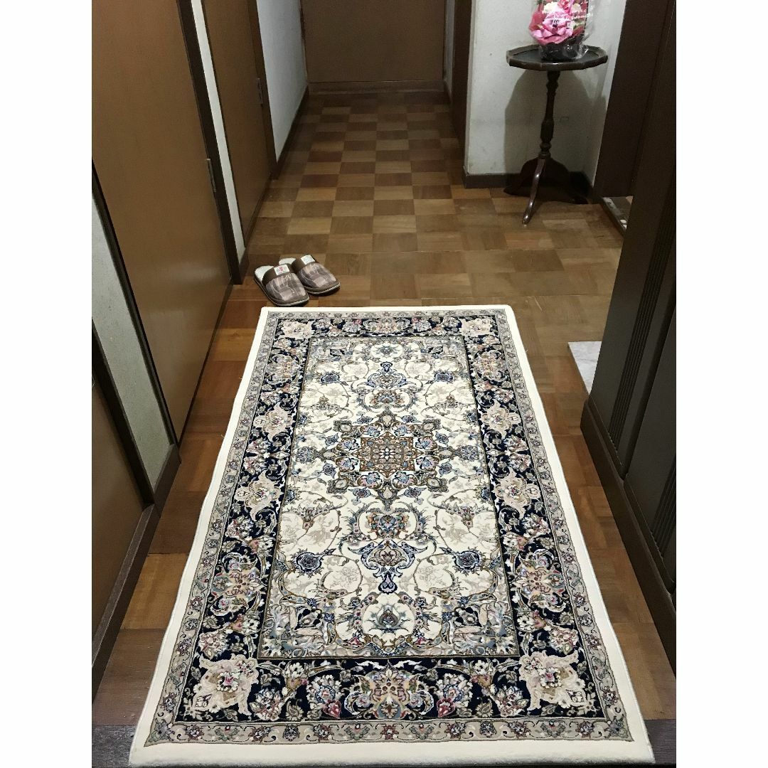 170万ノット!輝く、多色織絨毯!本場イラン産 70×120cm‐167001 170万ノット!輝く、多色織絨毯!本場イラン産 70×120cm‐167001