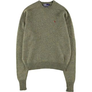 ラルフローレン(Ralph Lauren)の古着 ラルフローレン Ralph Lauren POLO by Ralph Lauren ウールニットセーター メンズL /eaa344274(ニット/セーター)