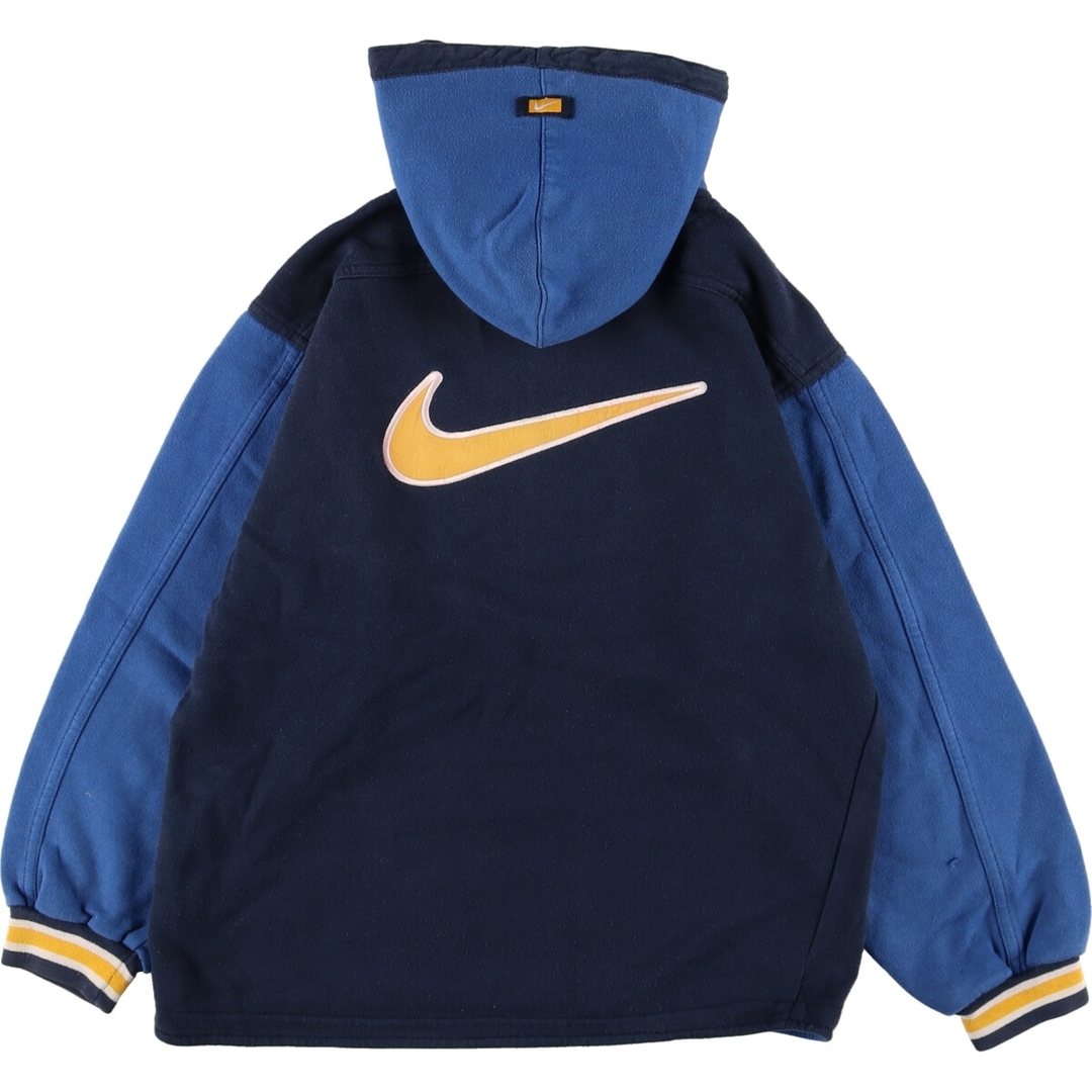 NIKE - 古着 90年代 ナイキ NIKE スウェットハーフジップパーカー