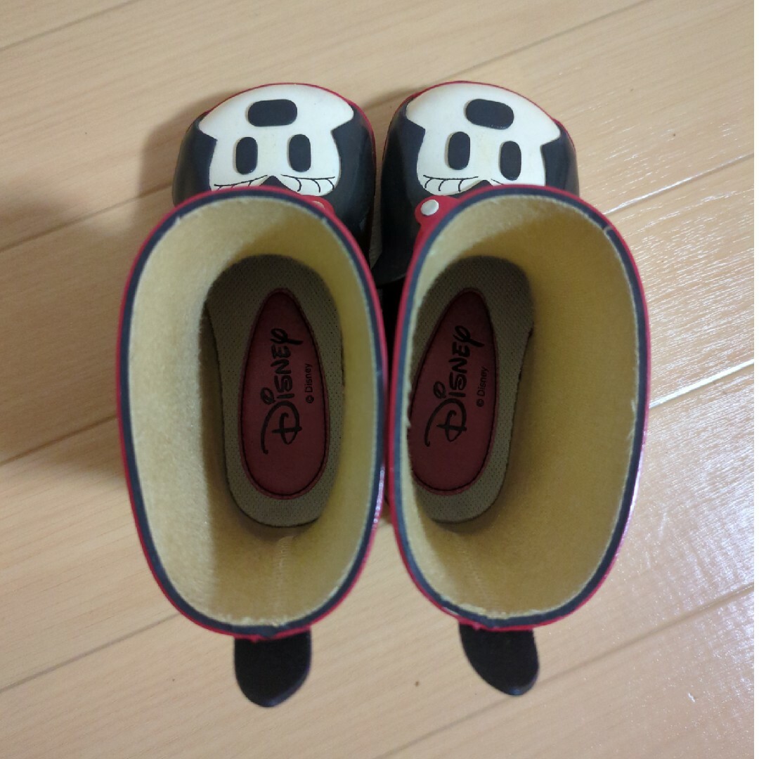 DIANA(ダイアナ)の【TOMO様専用】　DIANA×Disney　ミニーマウス　長靴　16センチ キッズ/ベビー/マタニティのキッズ靴/シューズ(15cm~)(長靴/レインシューズ)の商品写真