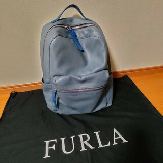【レア】伊製 FURLA フルラ ビジネスバッグ 2WAY リュック バッグ