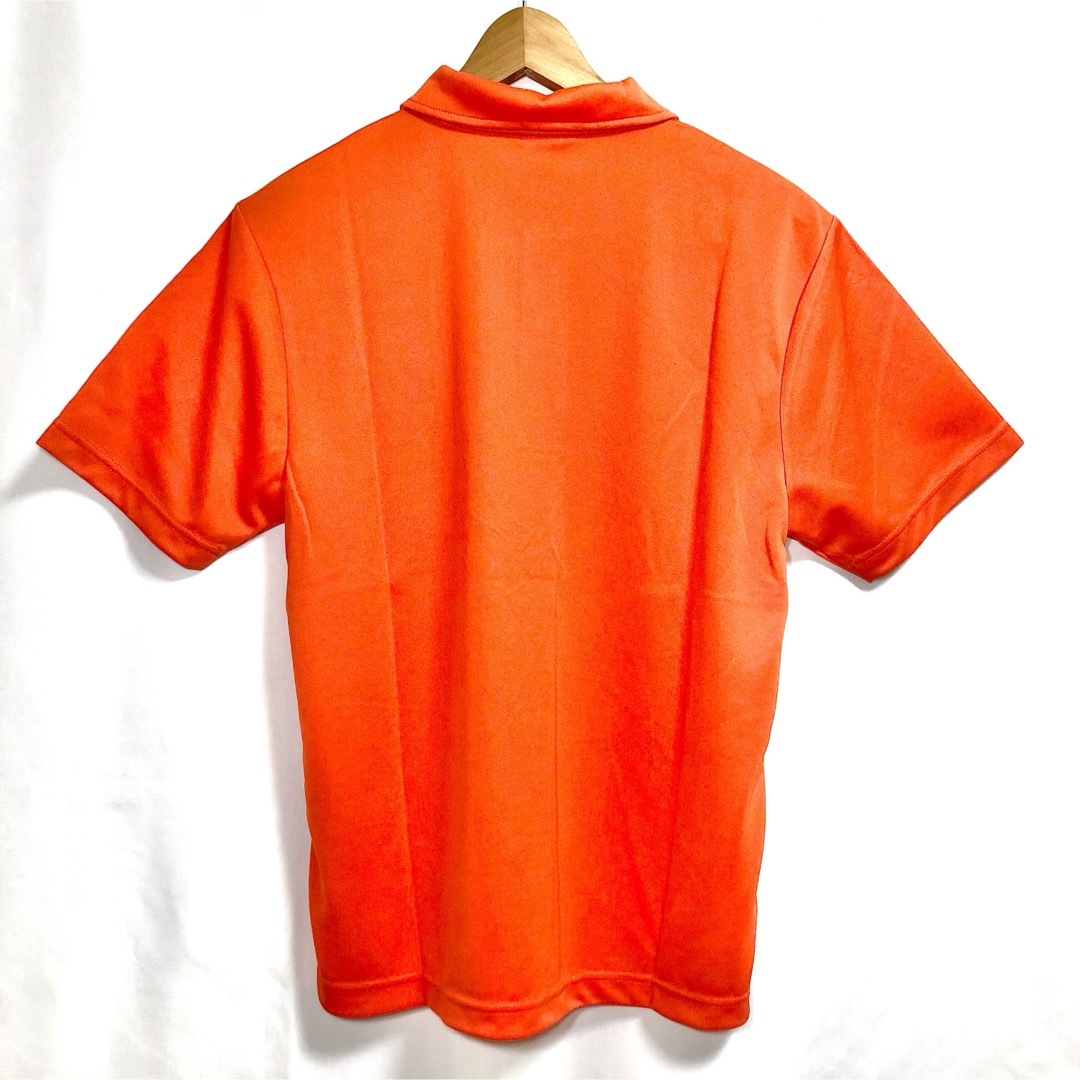 【新品】LIFEMAX ライフマックス 半袖 ドライポロシャツ オレンジ L メンズのトップス(ポロシャツ)の商品写真