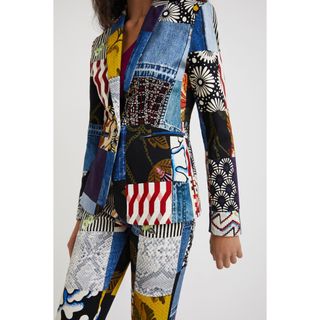 デシグアル Desigual ブレイザー  ジャケット レオパード柄