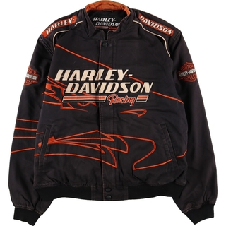 ハーレーダビッドソン(Harley Davidson)の古着 ハーレーダビッドソン Harley-Davidson レーシングジャケット メンズXL /eaa387592(その他)