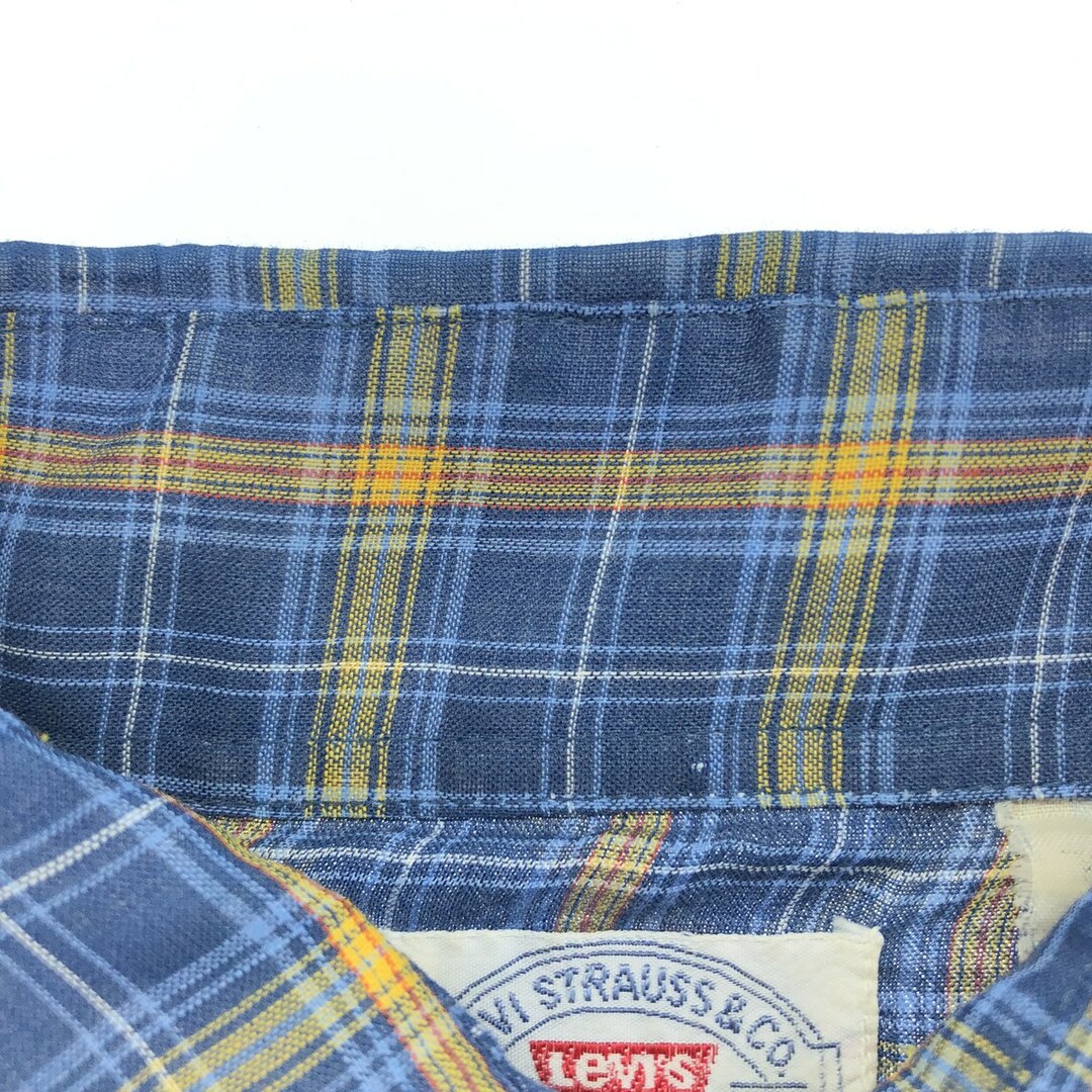 Levi's(リーバイス)の古着 リーバイス Levi's チェック柄 長袖 ウエスタンシャツ メンズS /eaa388511 メンズのトップス(シャツ)の商品写真