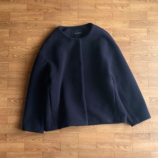 ユナイテッドアローズグリーンレーベルリラクシング(UNITED ARROWS green label relaxing)のgreen label relaxing 圧縮ウール ノーカラー ショートコート(ノーカラージャケット)