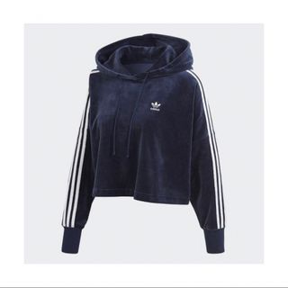 アディダス(adidas)のadidas ベロアパーカー(パーカー)