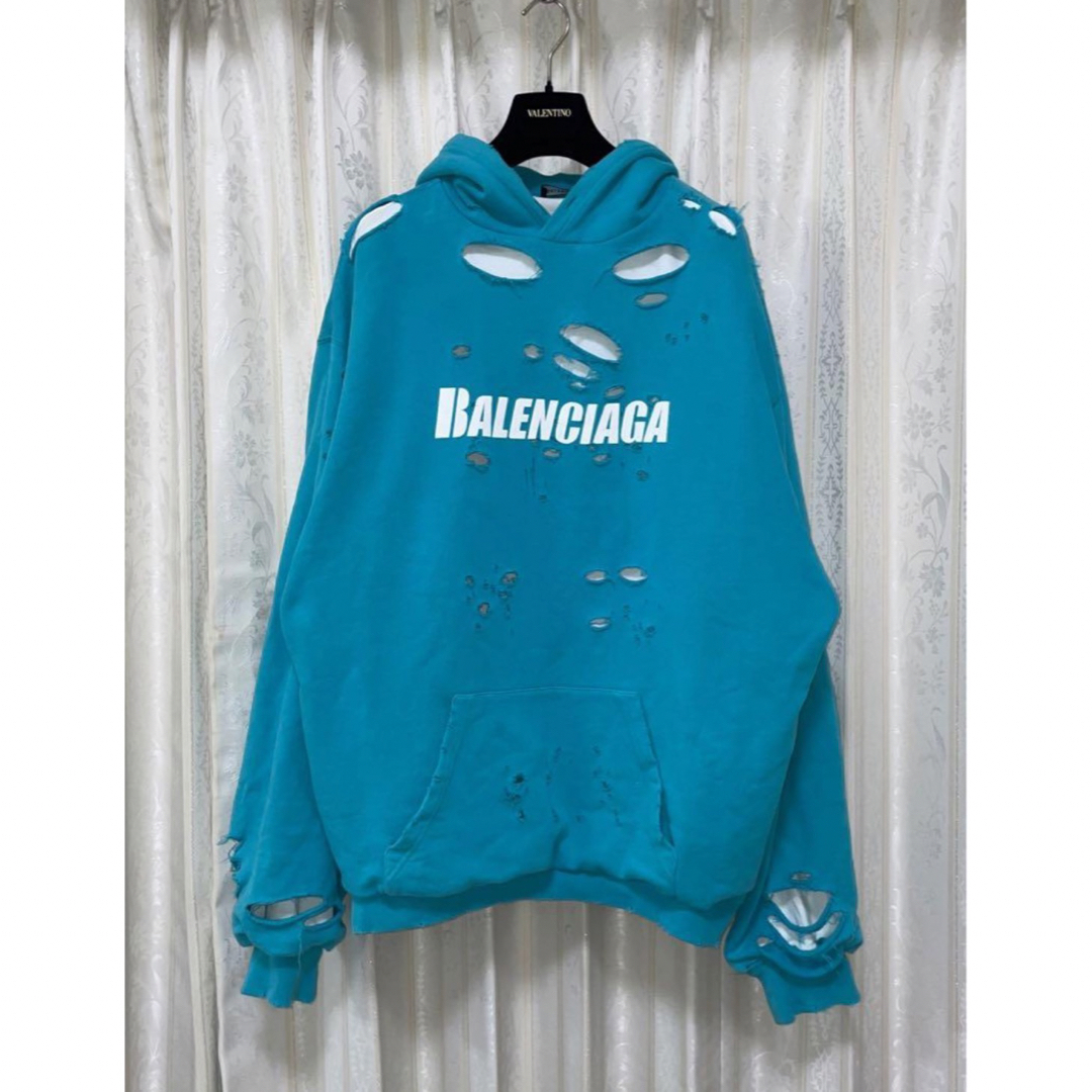 BALENCIAGA 21SS デストロイパーカー-
