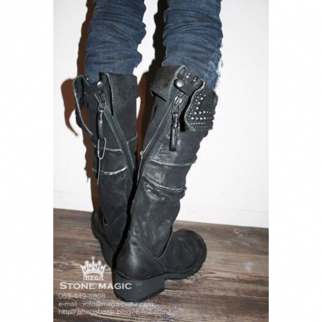 KMRII(ケムリ)の値下!! 未使用KMRIIケムリ CRUSH JET BOOTS3 メンズの靴/シューズ(ブーツ)の商品写真