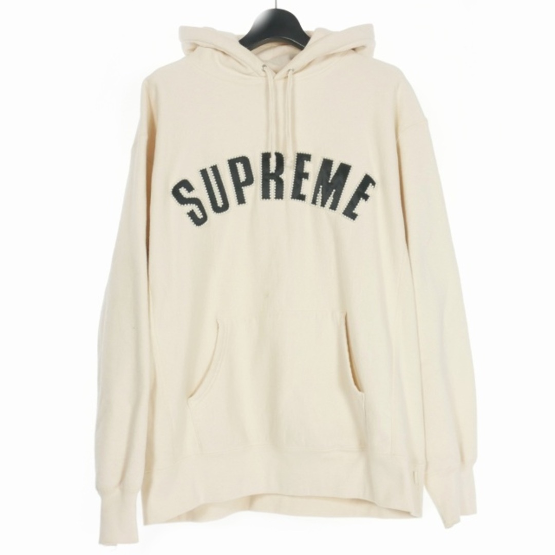 シュプリーム SUPREME パールロゴ アーチロゴ フーディー パーカー L