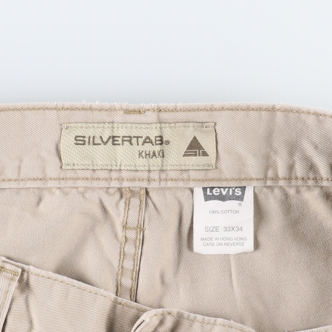 Levi's(リーバイス)の古着 リーバイス Levi's SILVER TAB シルバータブ KHAKIS カーキズ チノパンツ メンズw34 /taa000517 メンズのパンツ(チノパン)の商品写真