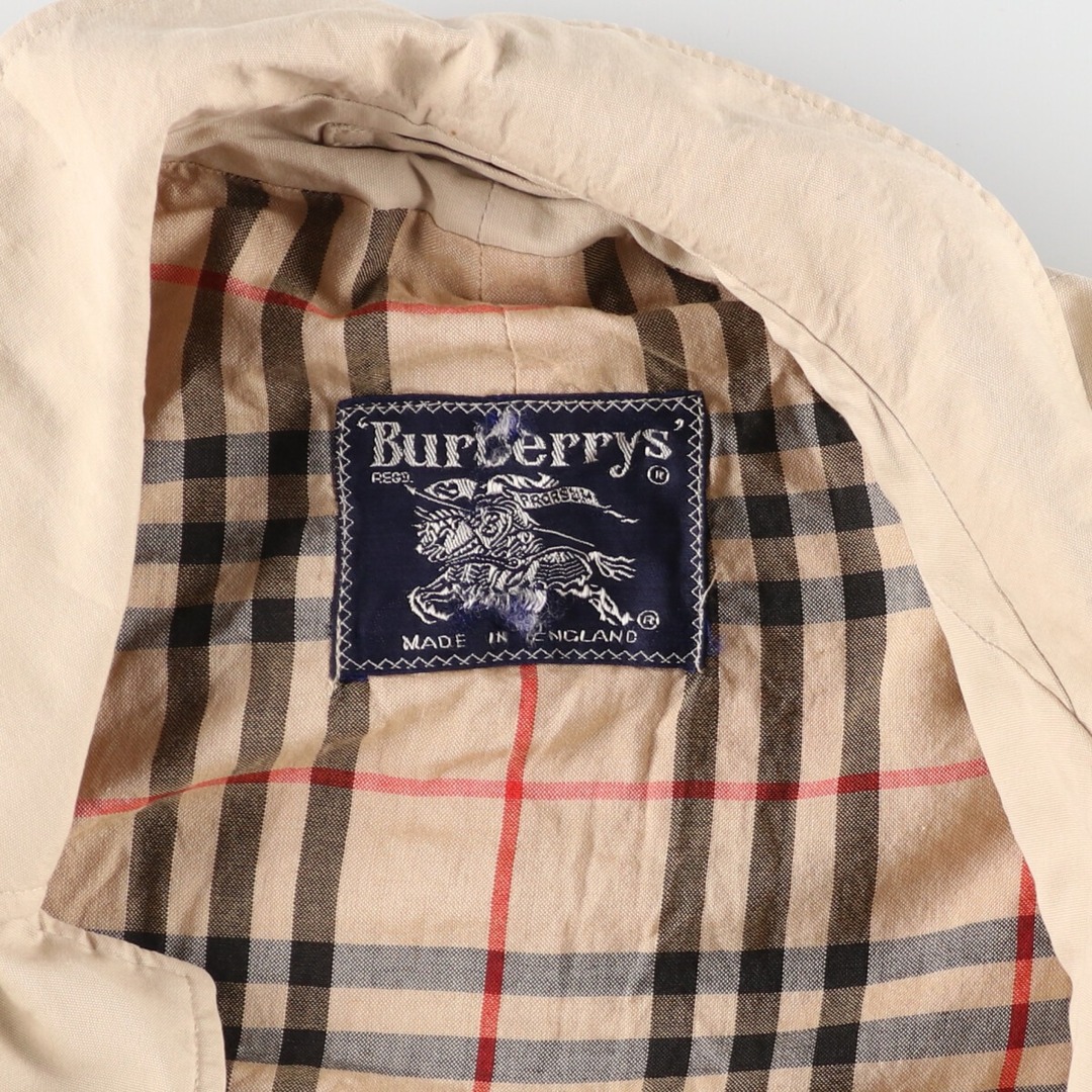 BURBERRY(バーバリー)の古着 バーバリー Burberry's ハーフ丈 ステンカラーコート バルマカーンコート 英国製 メンズM /evb002910 メンズのジャケット/アウター(ステンカラーコート)の商品写真