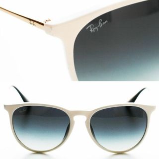 レイバン(Ray-Ban)の新品 男女兼用 レイバン サングラス レア 白フレーム グラディエント(サングラス/メガネ)