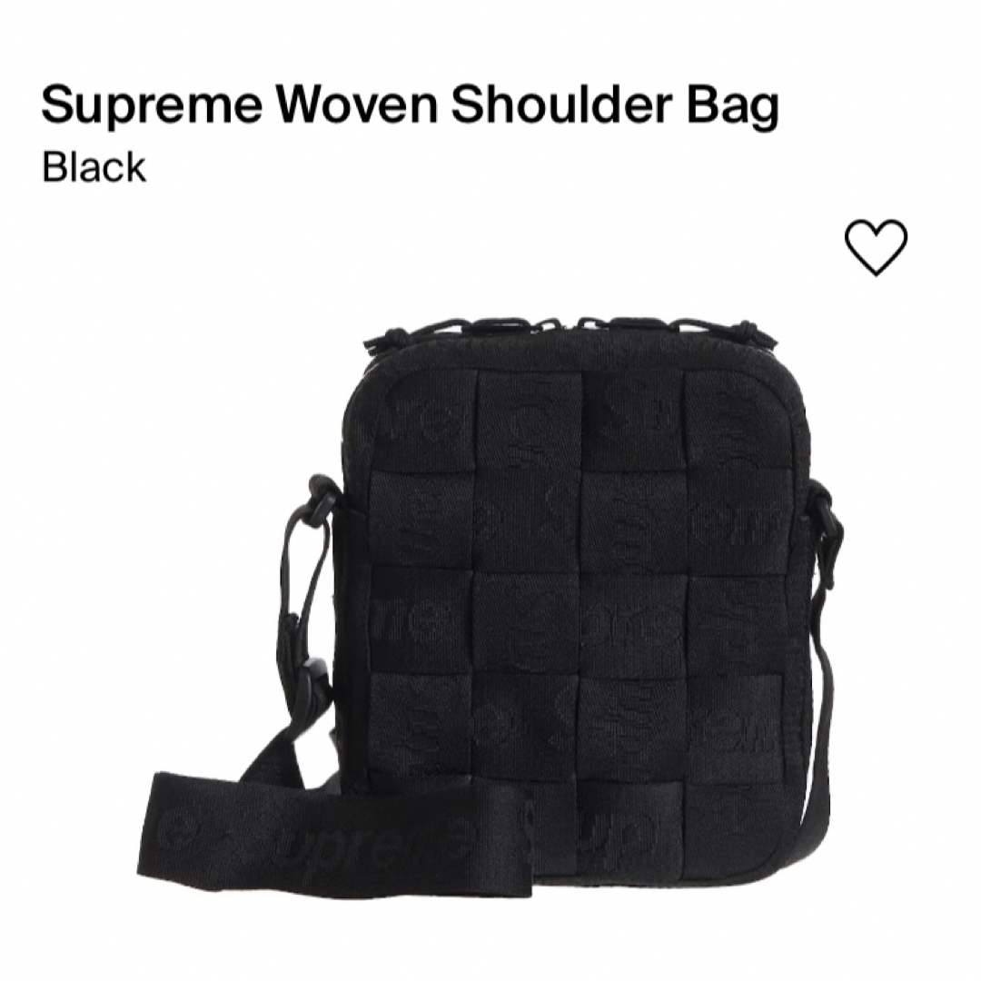Supreme - 【黒】 Supreme Woven Shoulder Bag ショルダーバッグの通販 ...