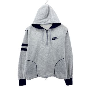 ナイキ(NIKE)の古着 70年代 ナイキ NIKE オレンジタグ スウェットハーフジップパーカー レディースL ヴィンテージ /eaa387968(トレーナー/スウェット)