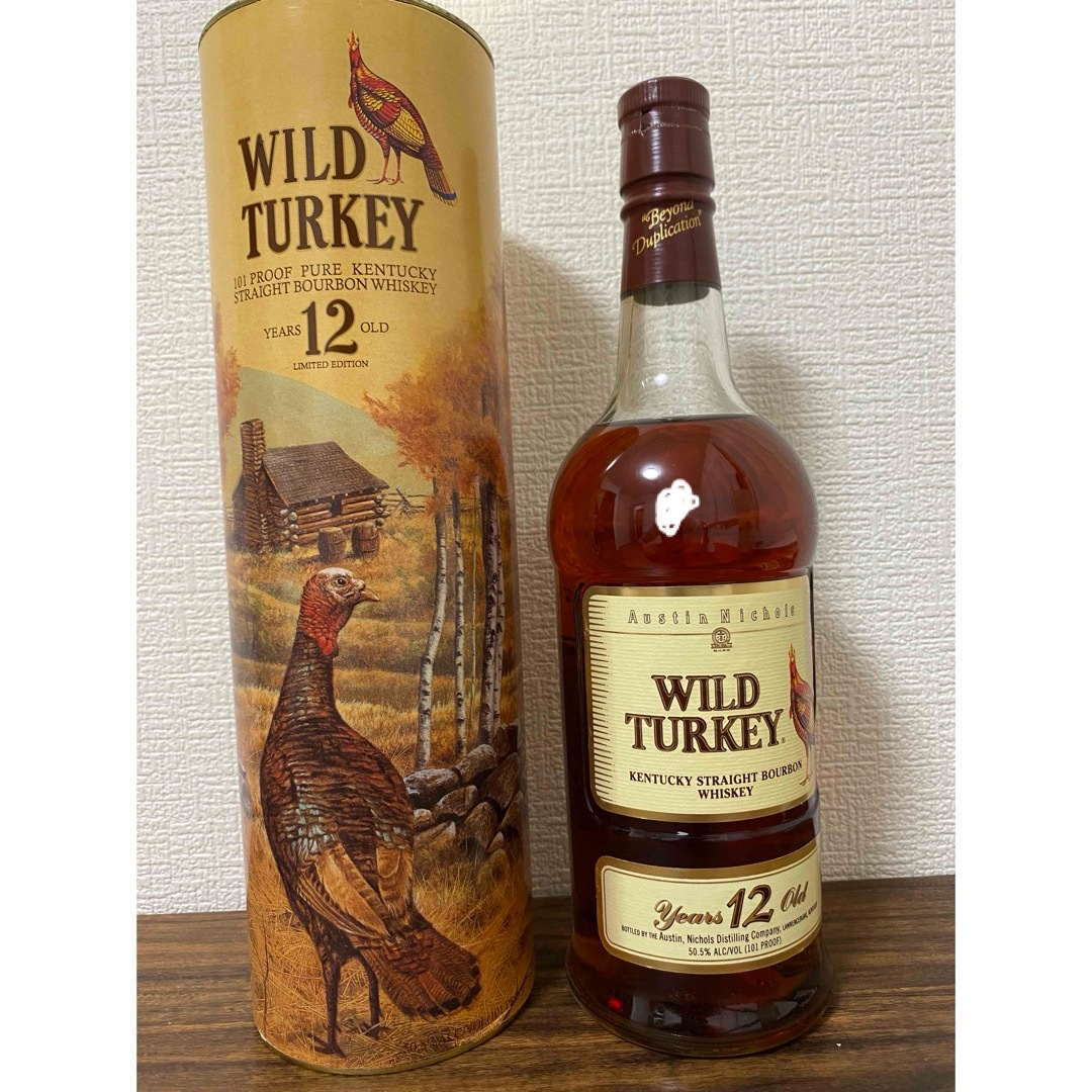 ワイルドターキー 12年 旧ボトル 箱付き 古酒 未開栓 | フリマアプリ ラクマ