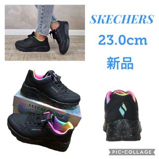 スケッチャーズ(SKECHERS)のスケッチャーズ　UNO LITE-RAINBOW SPECKLE 厚底　ダンス(スニーカー)