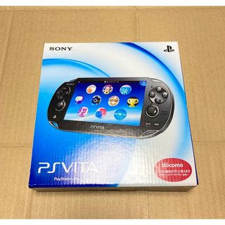 プレイステーションヴィータ(PlayStation Vita)の[新品未使用品】PS Vita PCH-1100AB01 クリスタルブラック(携帯用ゲーム機本体)