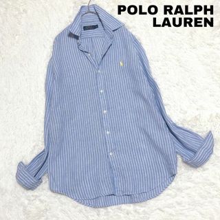 POLO RALPH LAUREN - 90s ラルフローレン 刺繍ロゴ ビッグシャツ ...