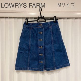 ローリーズファーム(LOWRYS FARM)のLOWRYS FARM デニムミニスカート　釦　Mサイズ(ミニスカート)