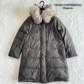 ダウンコートGRACE CONTINENTAL Diagram リバーシブルダウンコート