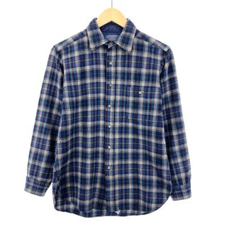 ペンドルトン(PENDLETON)の古着 70年代 ペンドルトン PENDLETON チェック柄 ウールシャツ USA製 メンズM ヴィンテージ /eaa388974(シャツ)