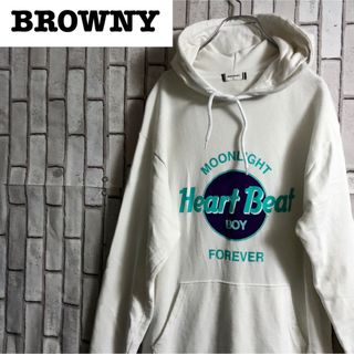 ブラウニー(Brownie)のブラウニー　パーカー　Heart Beat　オーバーサイズ(パーカー)