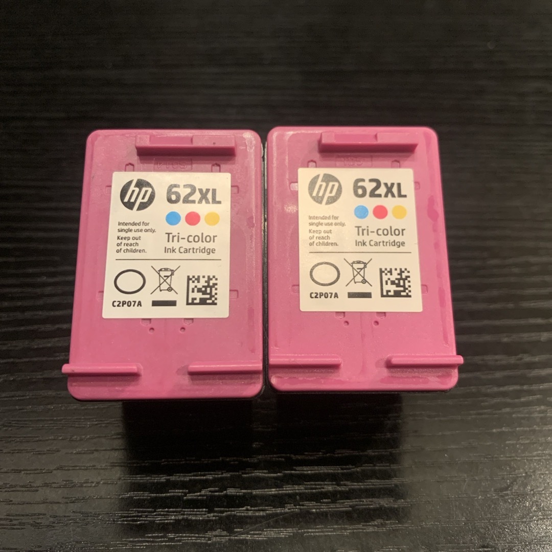 HP(ヒューレットパッカード)のHP カラー　インク　カートリッジ　空　リサイクル　印刷　コピー　プリント　62 スマホ/家電/カメラのPC/タブレット(PC周辺機器)の商品写真