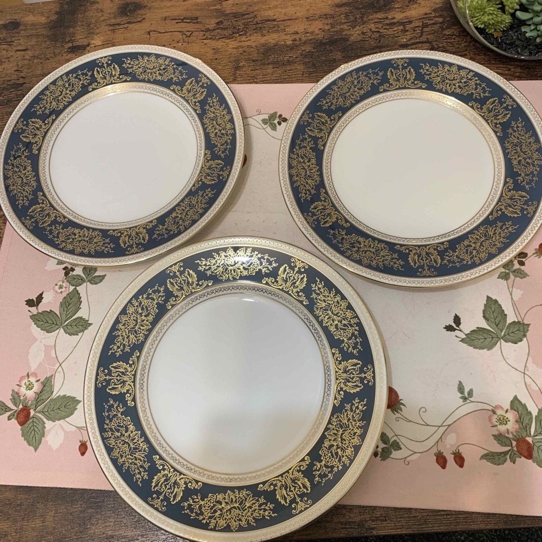 WEDGWOOD   ウェッジウッド コロンビア ブルー＆ゴールド .5cm