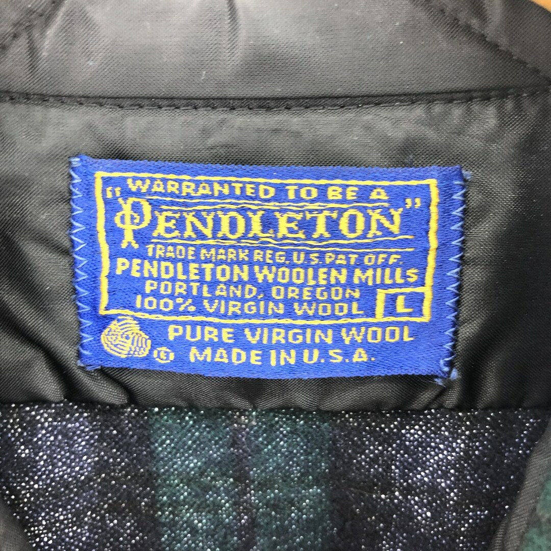 PENDLETON - 古着 70年代 ペンドルトン PENDLETON ブラックウォッチ