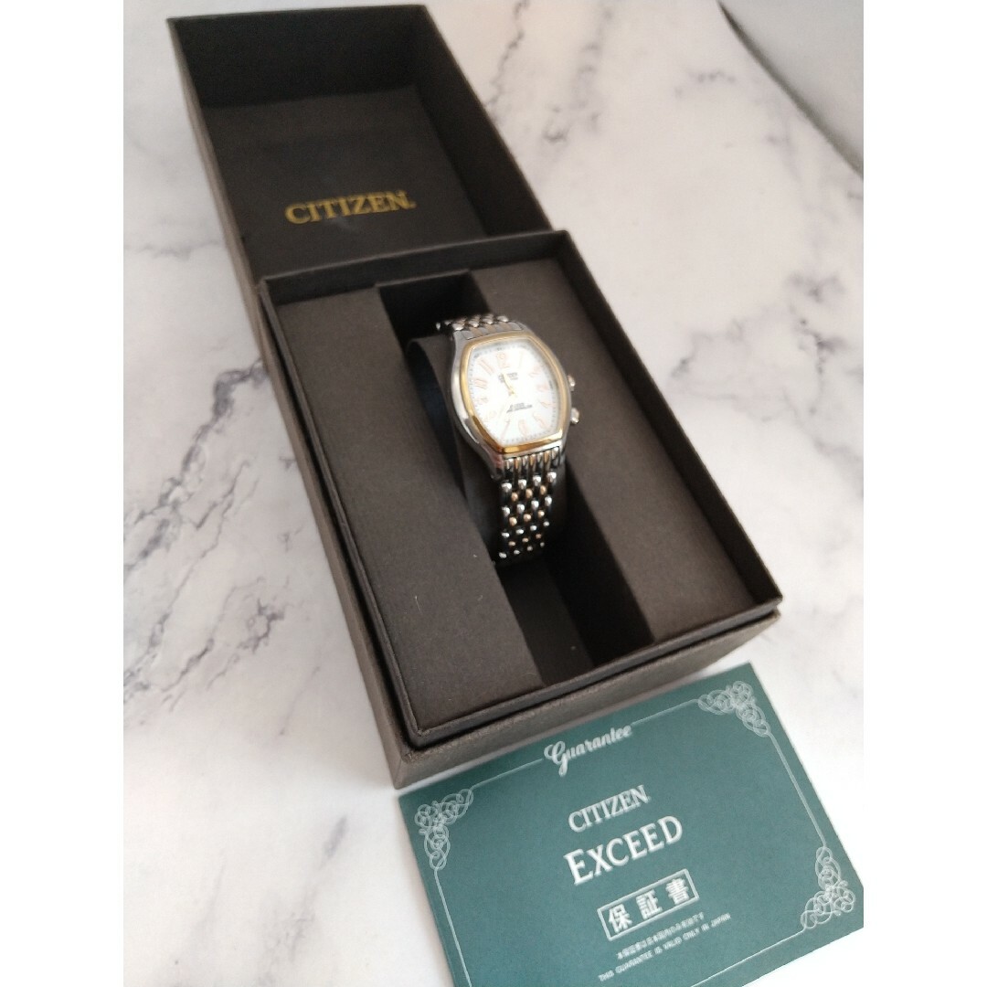 CITIZEN(シチズン)のまめ様専用   シチズンエクシード 美品 電波ソーラー コンビカラー レディース レディースのファッション小物(腕時計)の商品写真