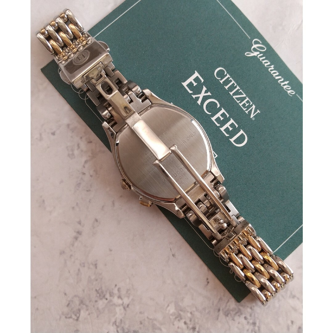 CITIZEN(シチズン)のまめ様専用   シチズンエクシード 美品 電波ソーラー コンビカラー レディース レディースのファッション小物(腕時計)の商品写真