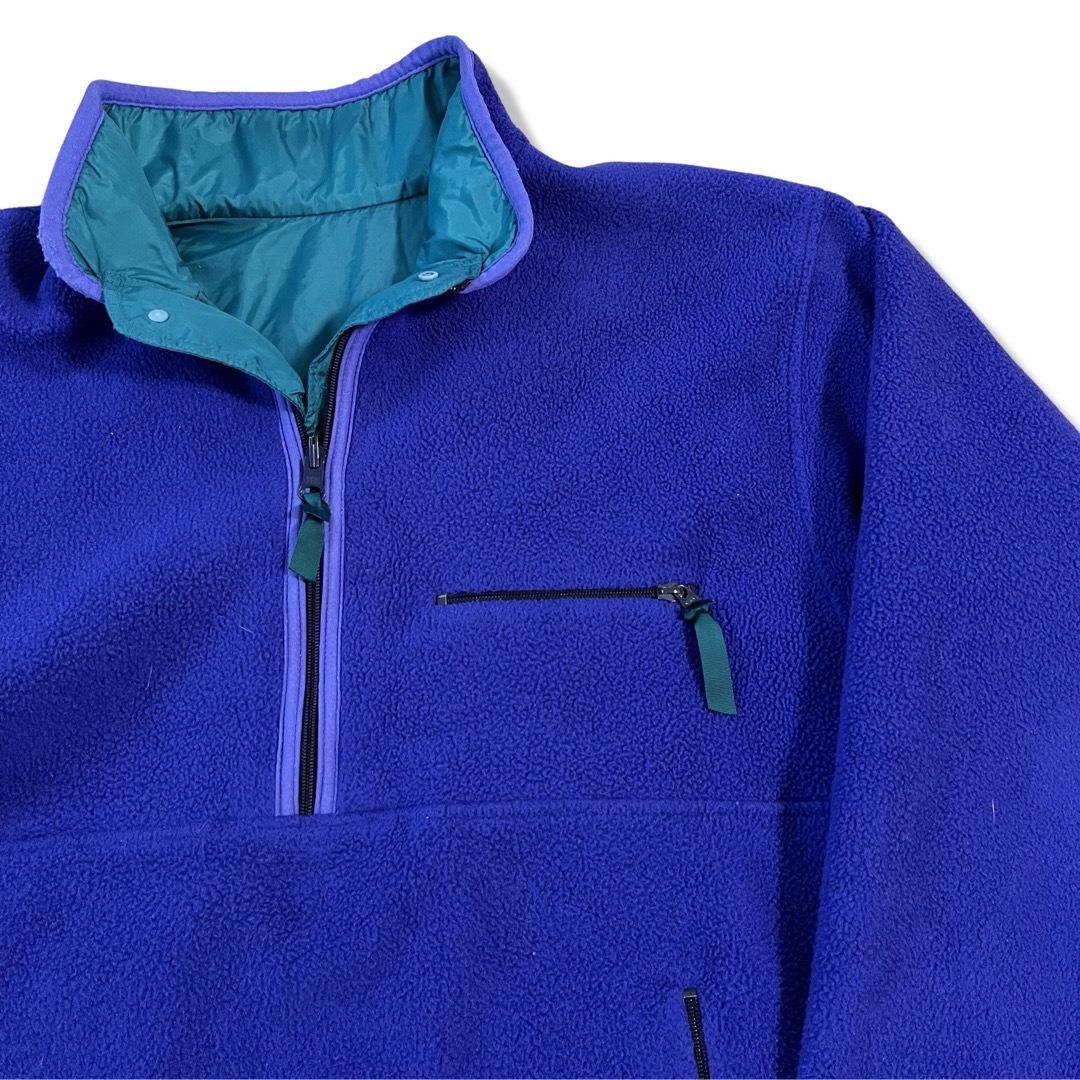 patagonia(パタゴニア)の80s patagonia リバーシブル グリセードプルオーバー M スナップT メンズのジャケット/アウター(ブルゾン)の商品写真