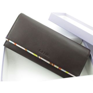 ポールスミス(Paul Smith)の店頭完売☆新品☆箱付 ポールスミス ポイントマルチ 長財布 濃茶(財布)