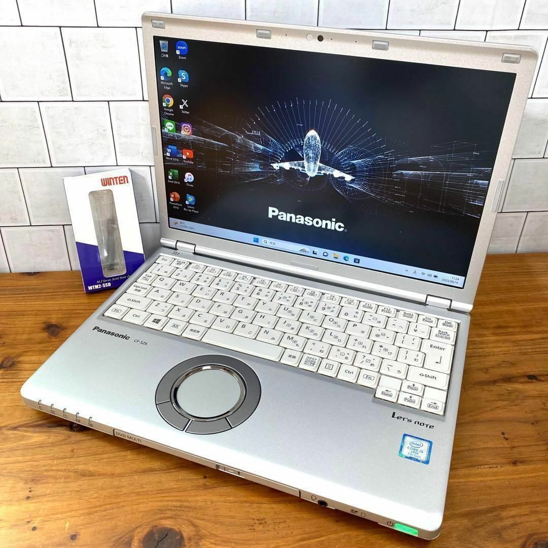Panasonic - 【2017年】レッツノートCFSZ6☘7世代corei5☘新品SSD512GB ...