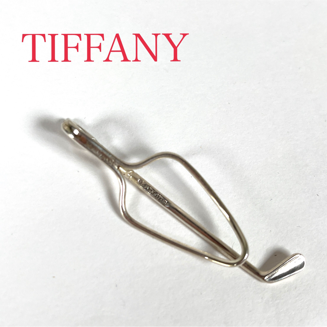 希少モデル TIFFANY ティファニー ゴルフクラブモチーフ ネクタイピン