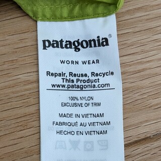 パタゴニア　フーディニジャケット　LEX（黄緑） XS