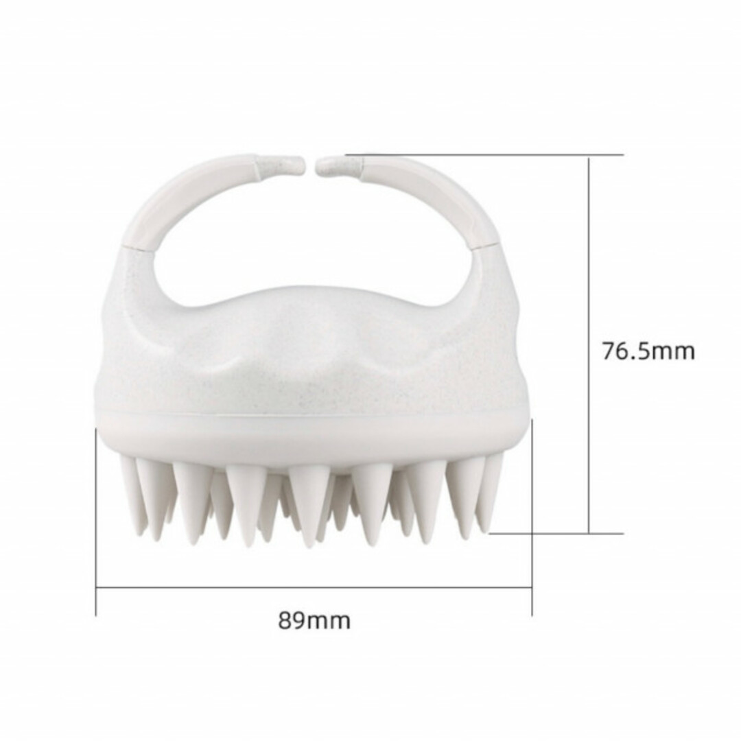 シャンプーブラシ スカルプ マッサージブラシ ヘッドスパシリコン 頭皮ケア コスメ/美容のヘアケア/スタイリング(スカルプケア)の商品写真