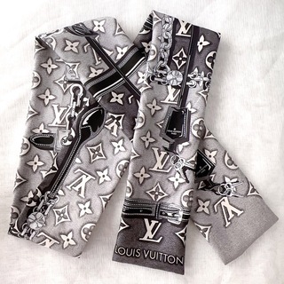 ルイヴィトン(LOUIS VUITTON)のLouis Vuitton ルイヴィトン　バンドー　モノグラム　スカーフ　美品(バンダナ/スカーフ)