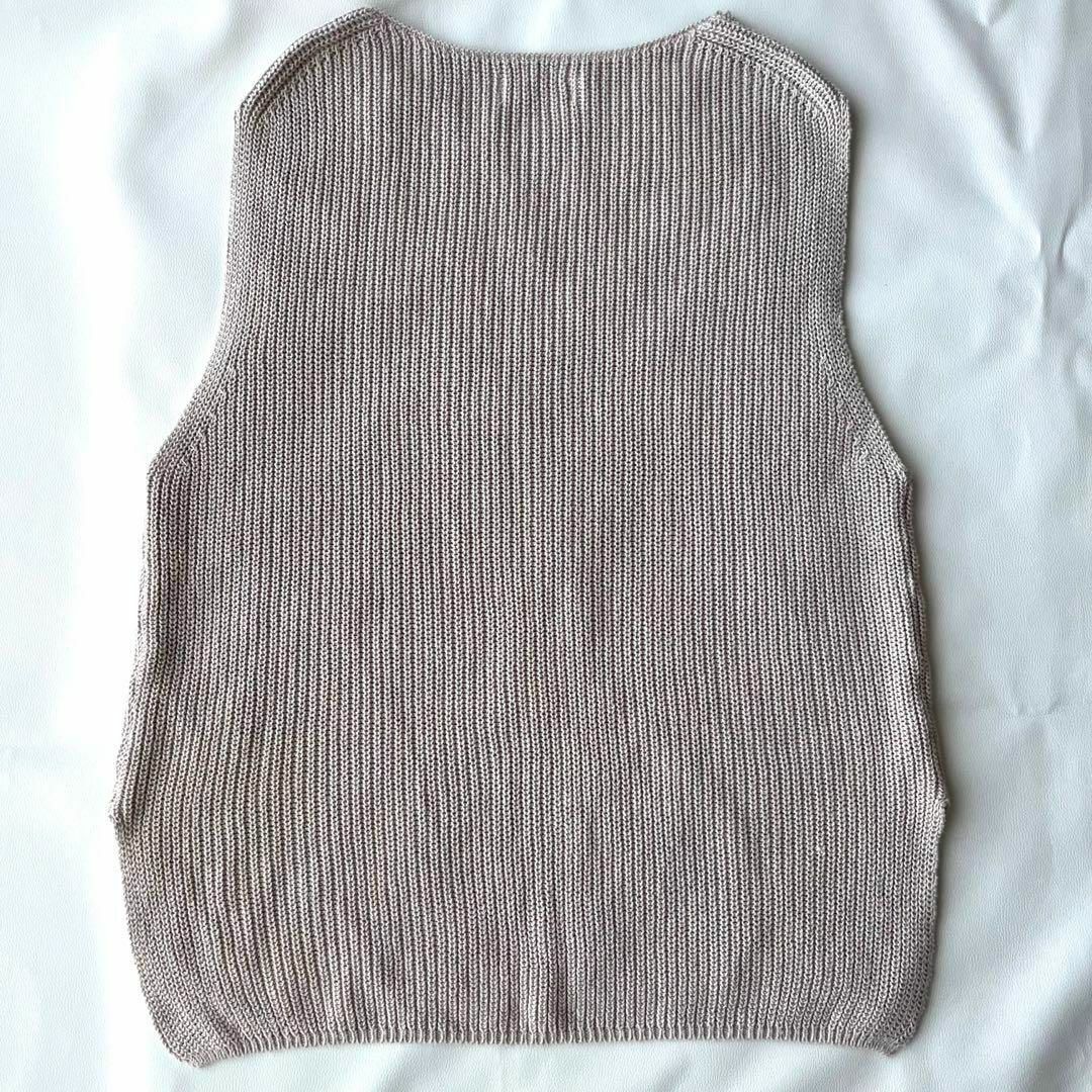 かぐれ - karin様専用 かぐれ リネンコットンニットベストの通販 かぐれ - karin様専用 かぐれ リネンコットンニットベストの通販