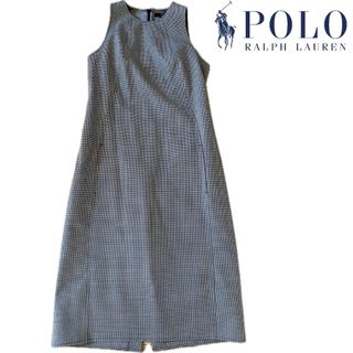 ポロラルフローレン(POLO RALPH LAUREN)の【新品未使用 タグ付】ポロラルフローレン　チェック柄ワンピース(ひざ丈ワンピース)