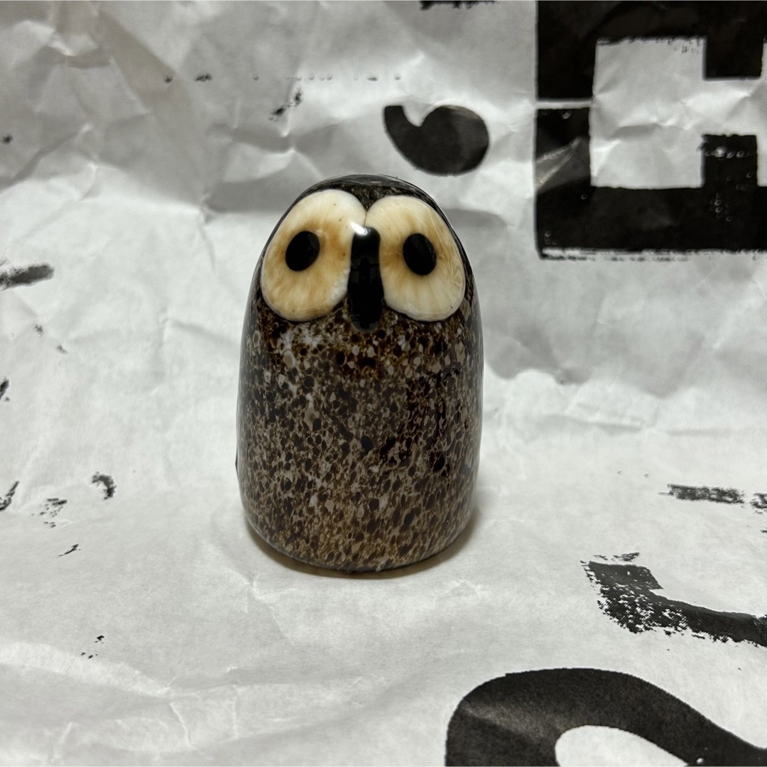 iittala＊little barn owl＊イッタラ＊フクロウ＊ブラウンフクロウブラウン