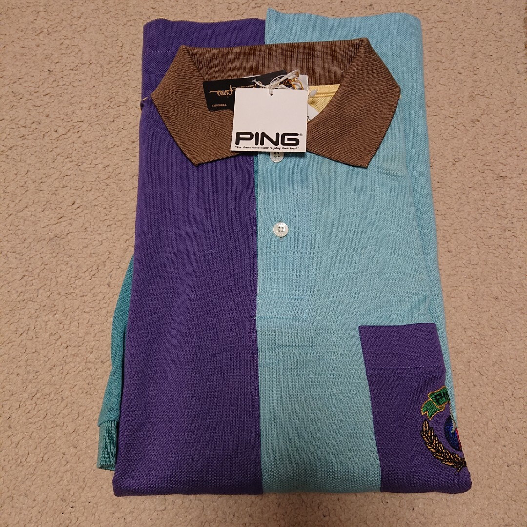 PING(ピン)の未使用 PING ポロシャツ Mサイズ メンズのトップス(ポロシャツ)の商品写真