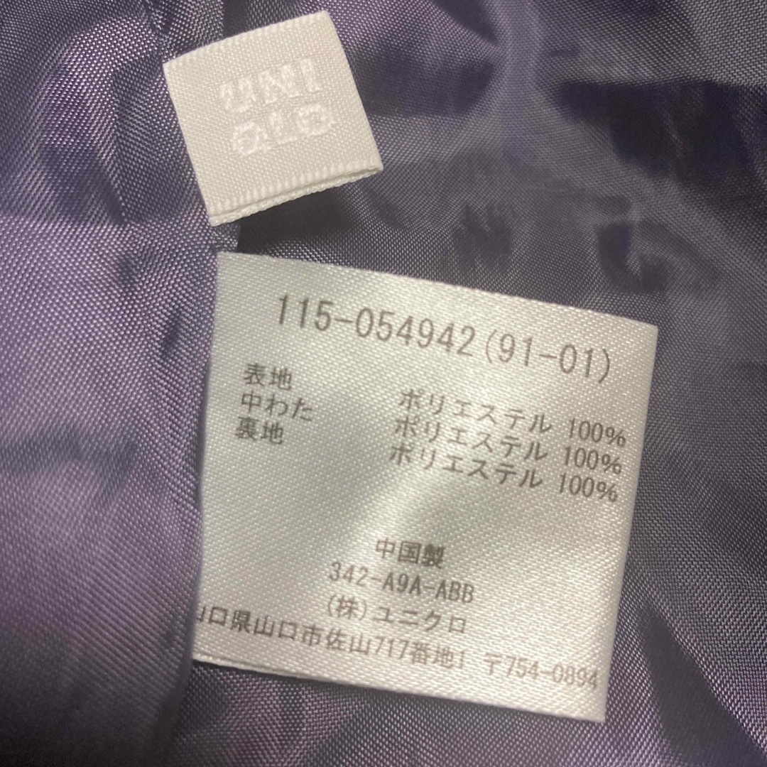 UNIQLO(ユニクロ)のG-15【140cm】UNIQLO中綿-ウォームパデットウォッシャブルパーカー キッズ/ベビー/マタニティのキッズ服女の子用(90cm~)(ジャケット/上着)の商品写真