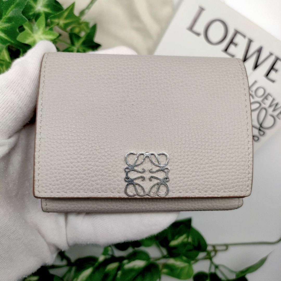 【LOEWE】アナグラムトライフォールドウォレット　三つ折り