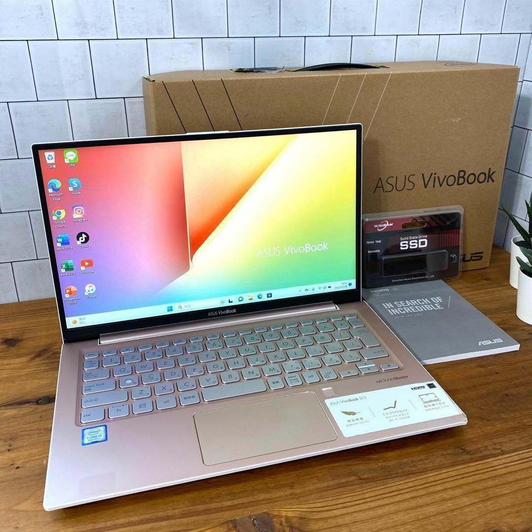 【超美品】爆速SSD搭載☘Vivobook☘Corei3第8世代☘office